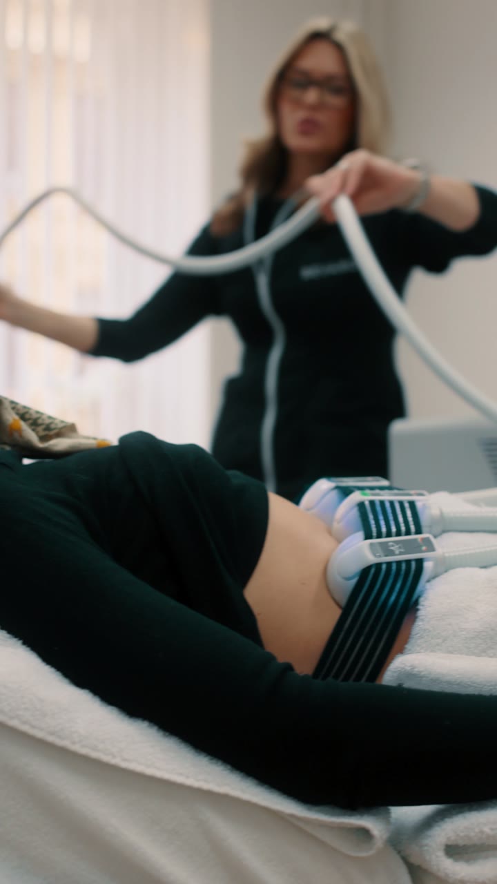 Behandling på en klinik med utrustning från QRYO